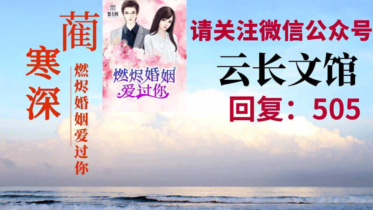 燃烬婚姻爱过你蔺寒深宁然_酒卿悠玥小说在线观看