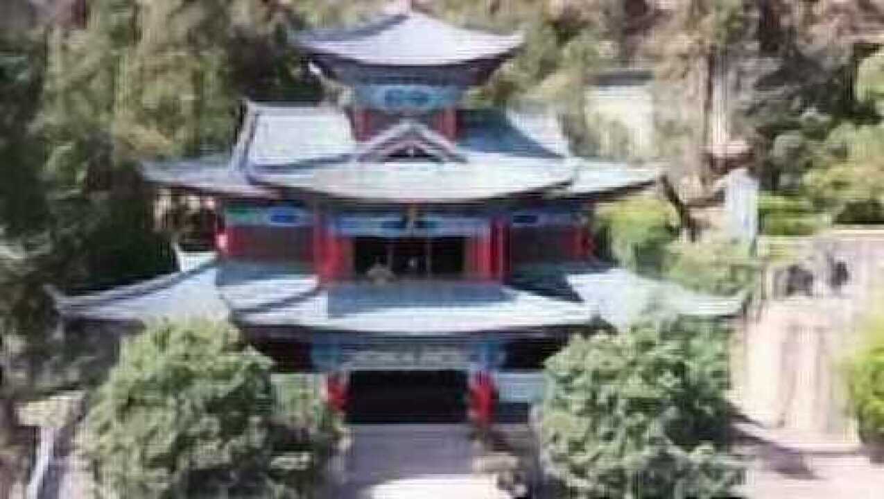 丽江古城航拍全貌_高清