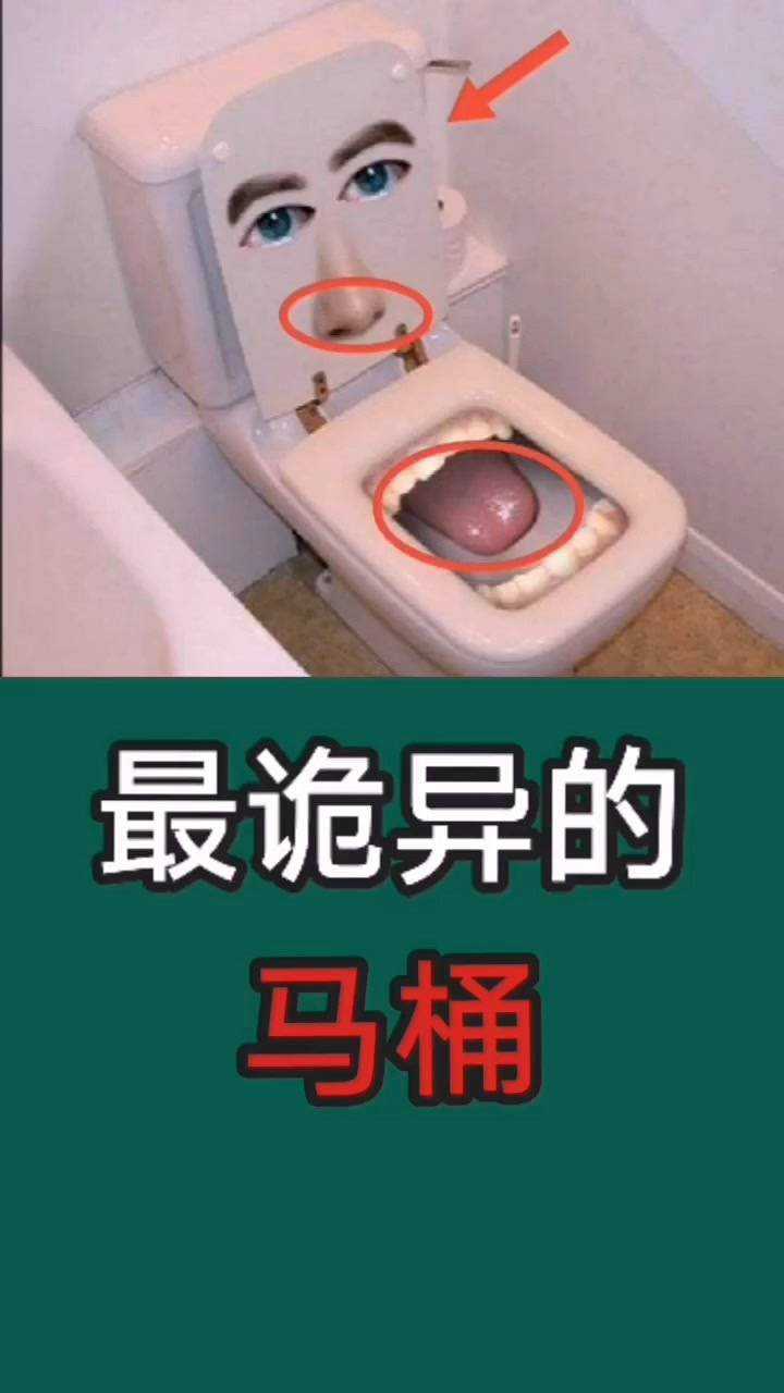 最诡异的马桶,真的有点可怕
