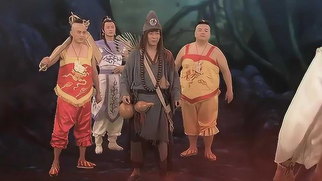 活佛济公:济公叫胖瘦仙童出来降妖,打完妖怪直接送两人回去