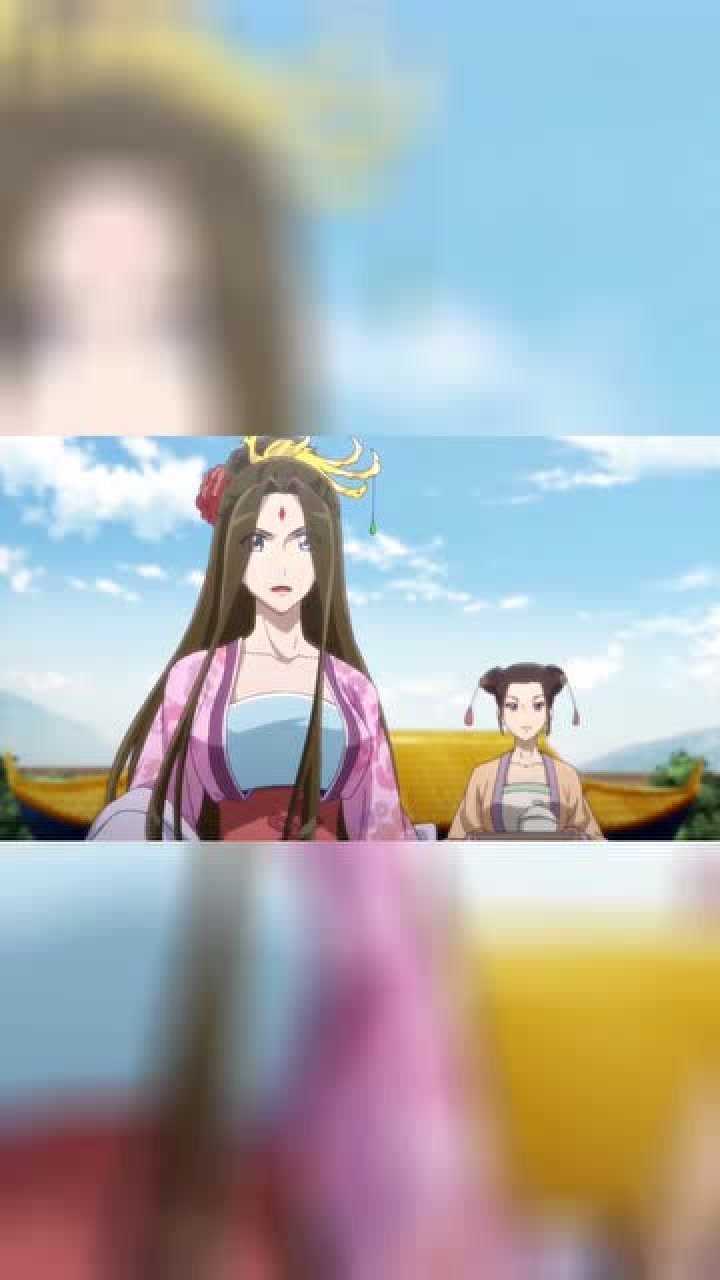 通灵妃楚美人对夜王献殷勤不料却被仆人拦下了