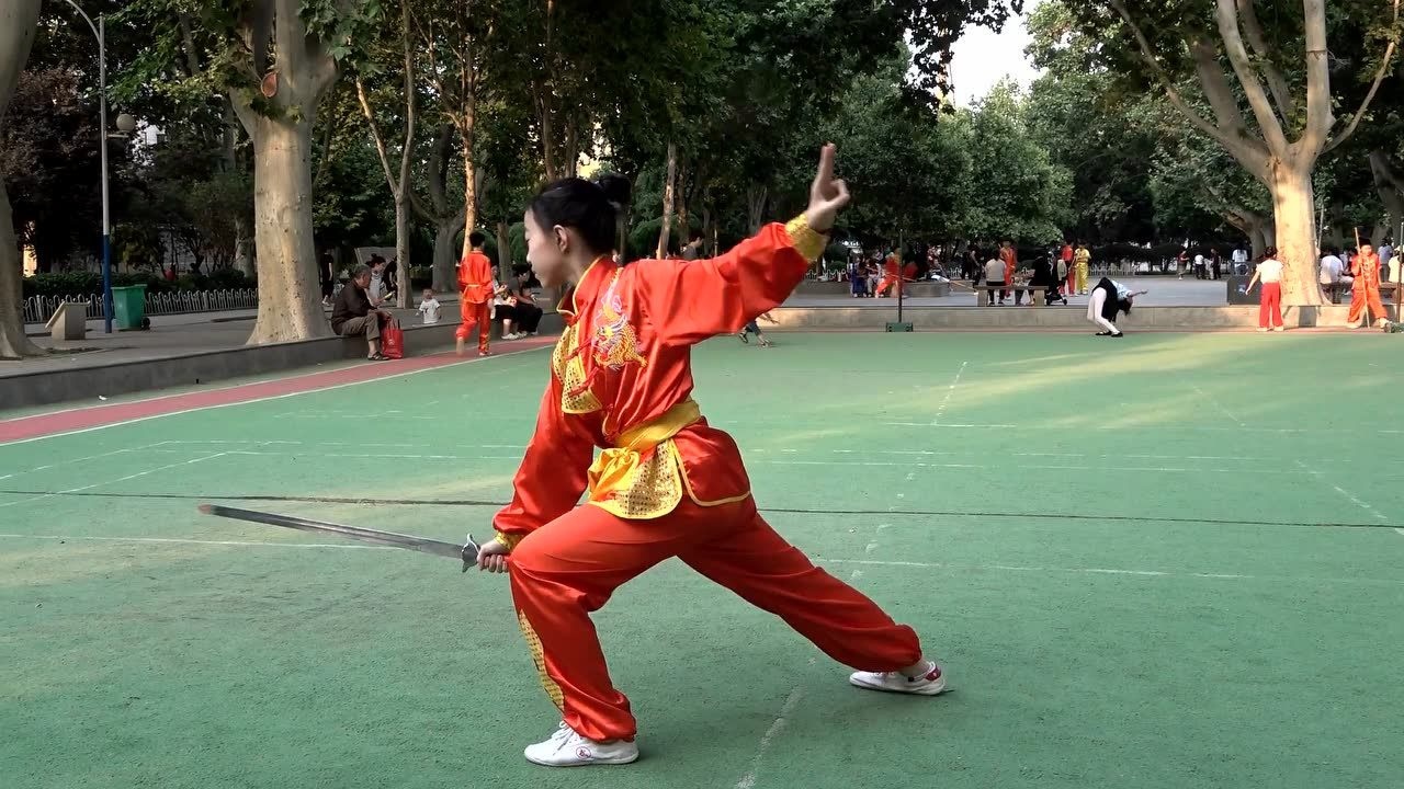 《乾门八卦剑》参赛者周口乾门八卦拳培训中心邹冰燕_高清1080P在线观看平台_腾讯视频