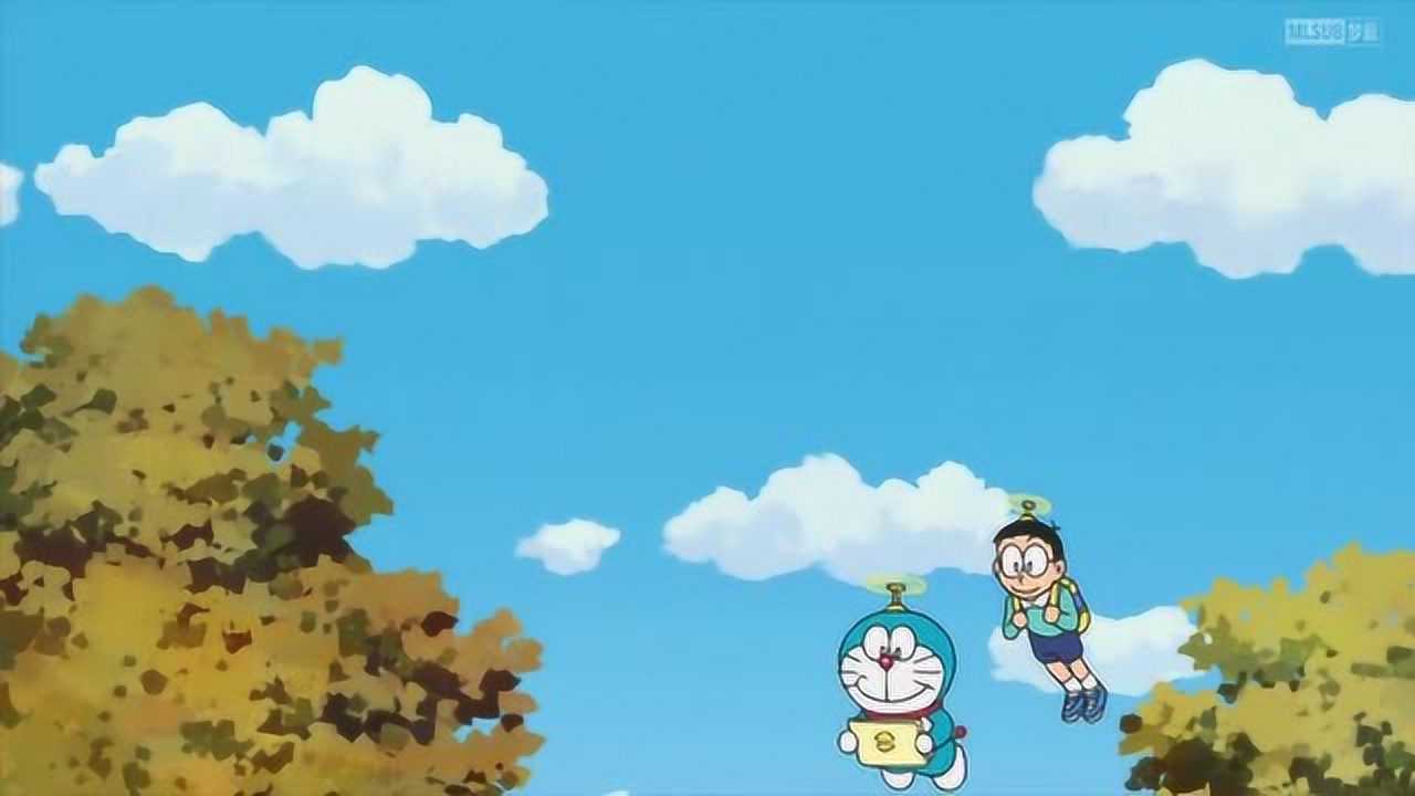 哆啦a梦新番小夫他们野餐不带大雄大雄直接飞上山头无情