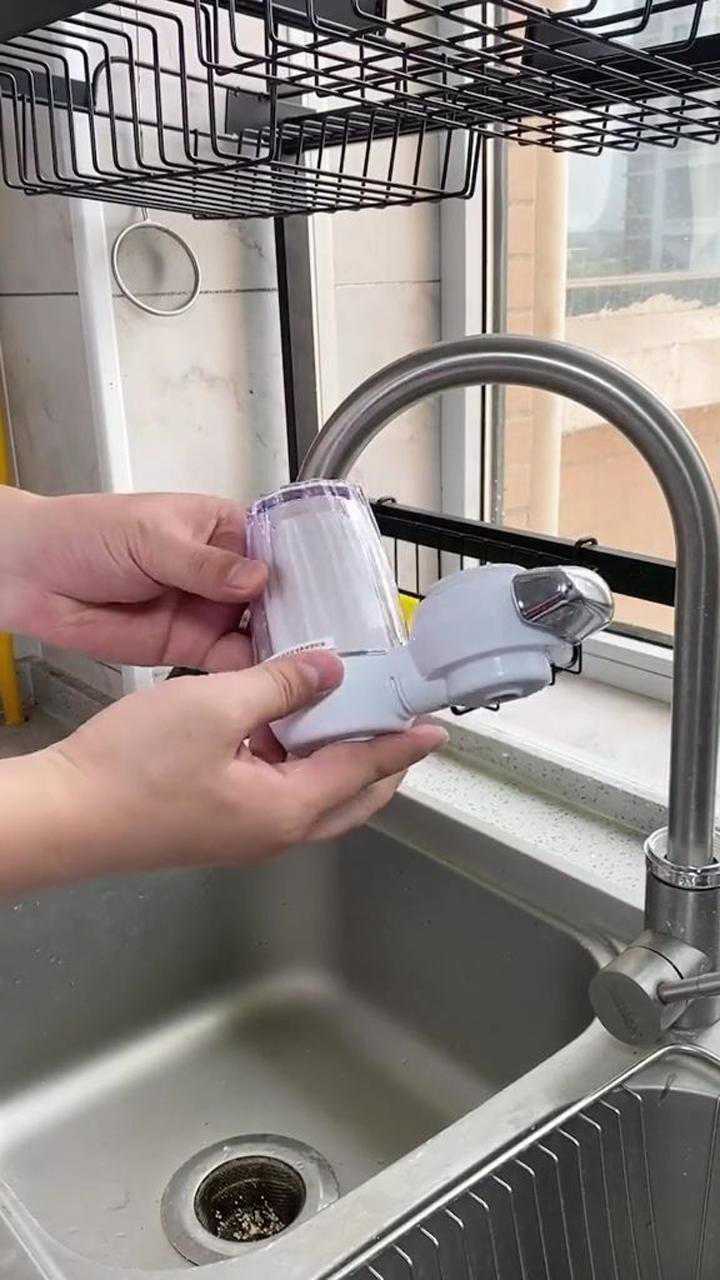 给家里水龙头买的过滤器,安装简单三种模式可切换用水真干净!