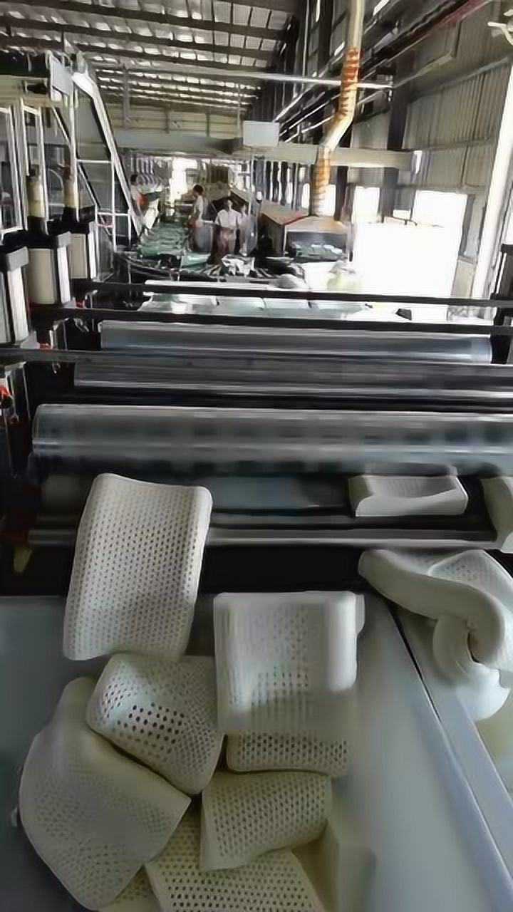 看看网红乳胶枕的生产工厂都是这么生产出来的