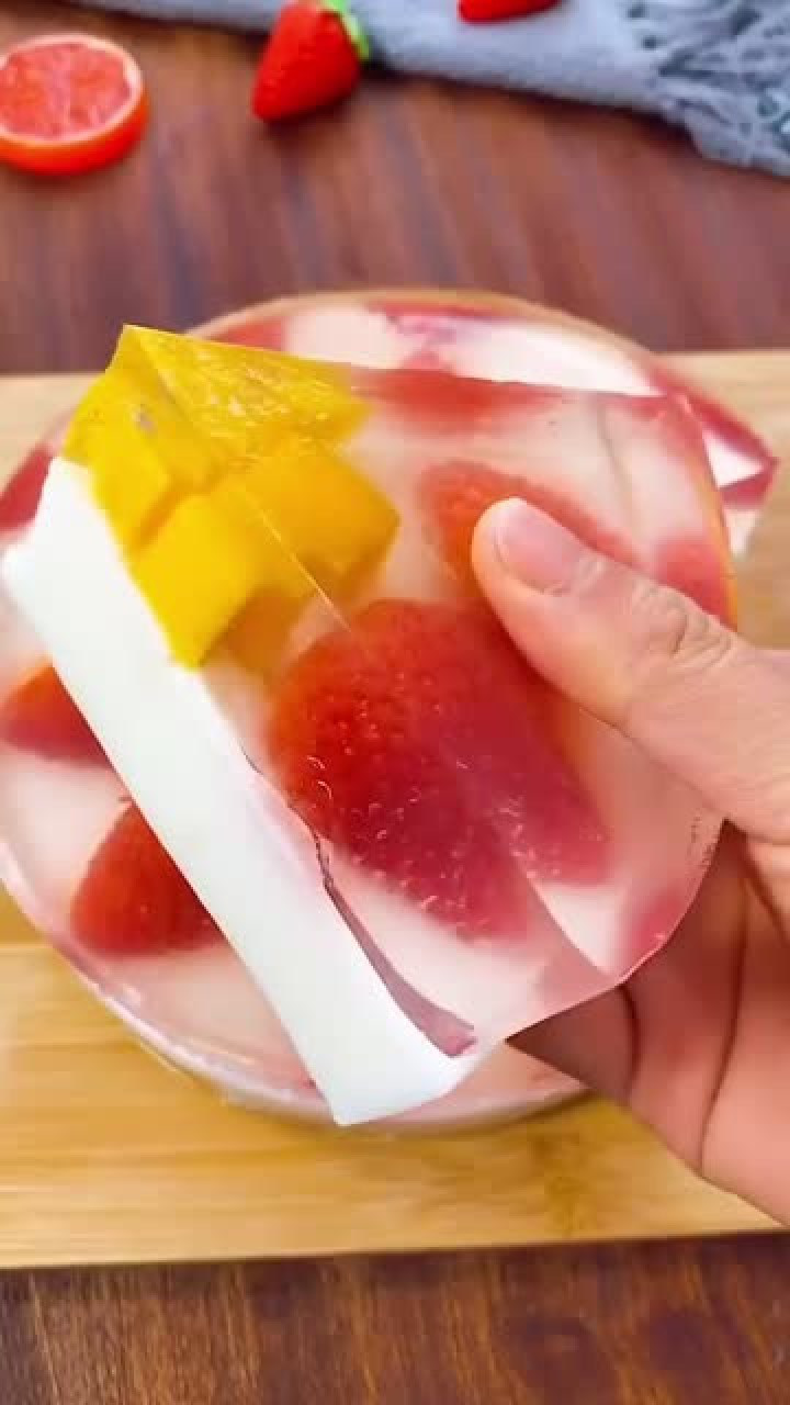 白凉粉的一百种做法果味梦幻小蛋糕既美味还颜值爆表