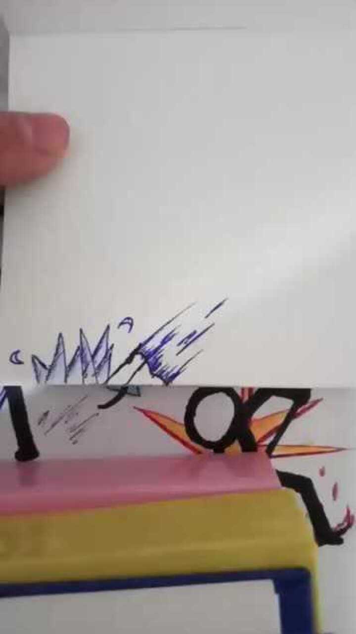 牛人自制手翻画森林冰火人决斗谁才是真正的王者