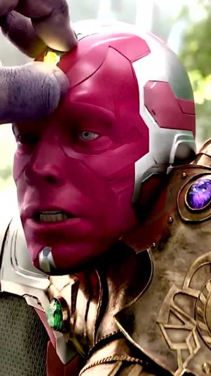 幻视怎么这么惨被灭霸直接把宝石抠出来了