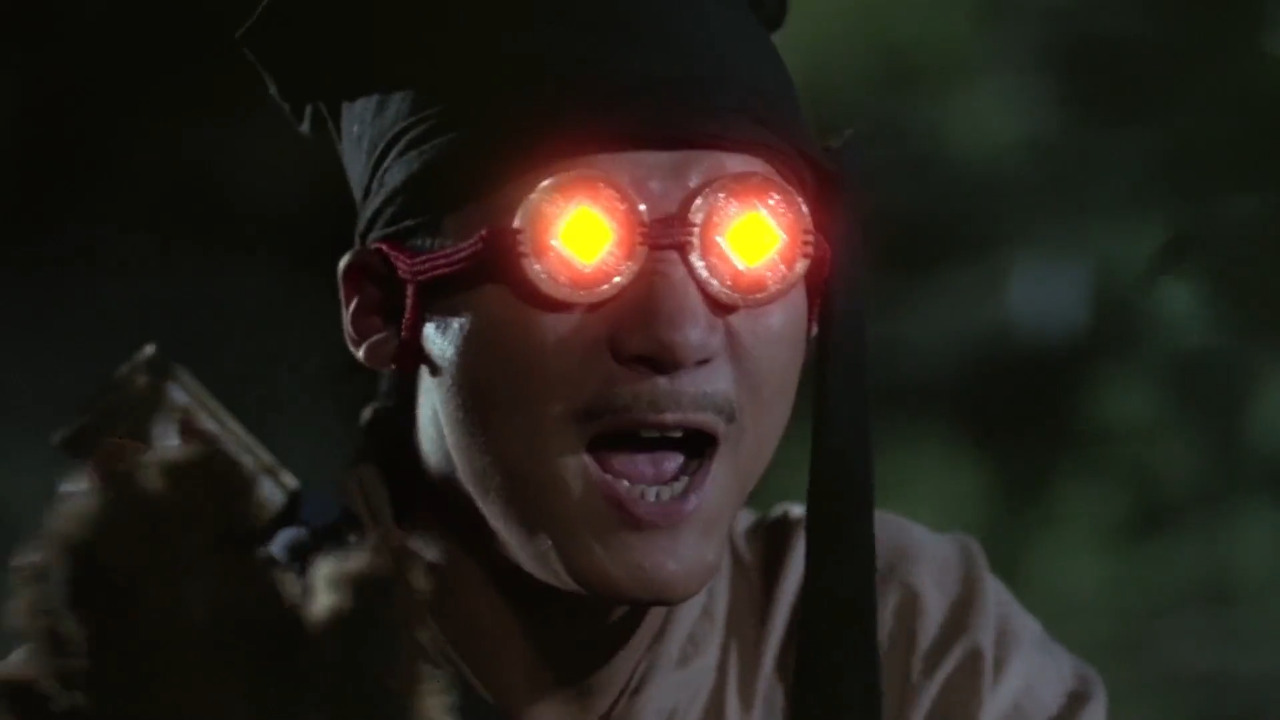 僵尸:道长假装中计,乘机发挥电光眼,直接给狐狸鬼一击必杀!