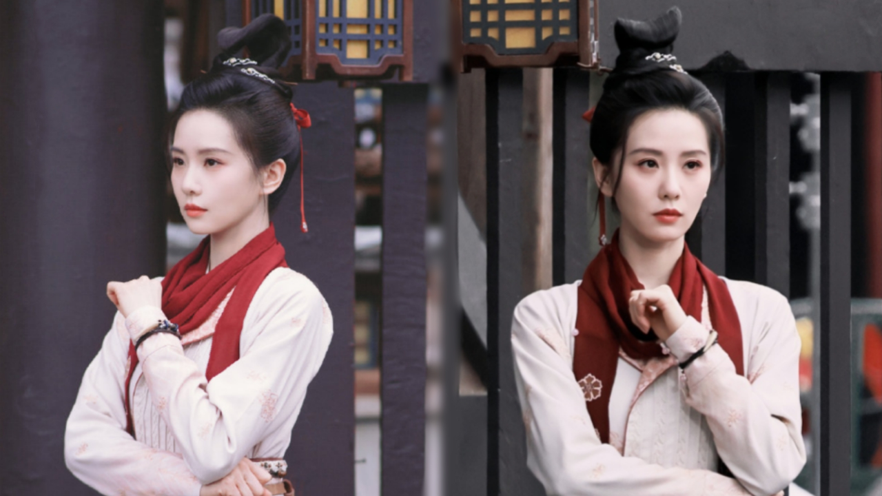 刘诗诗新剧首套妆造曝光,36岁英姿飒爽美回巅峰,生图皮肤到发光