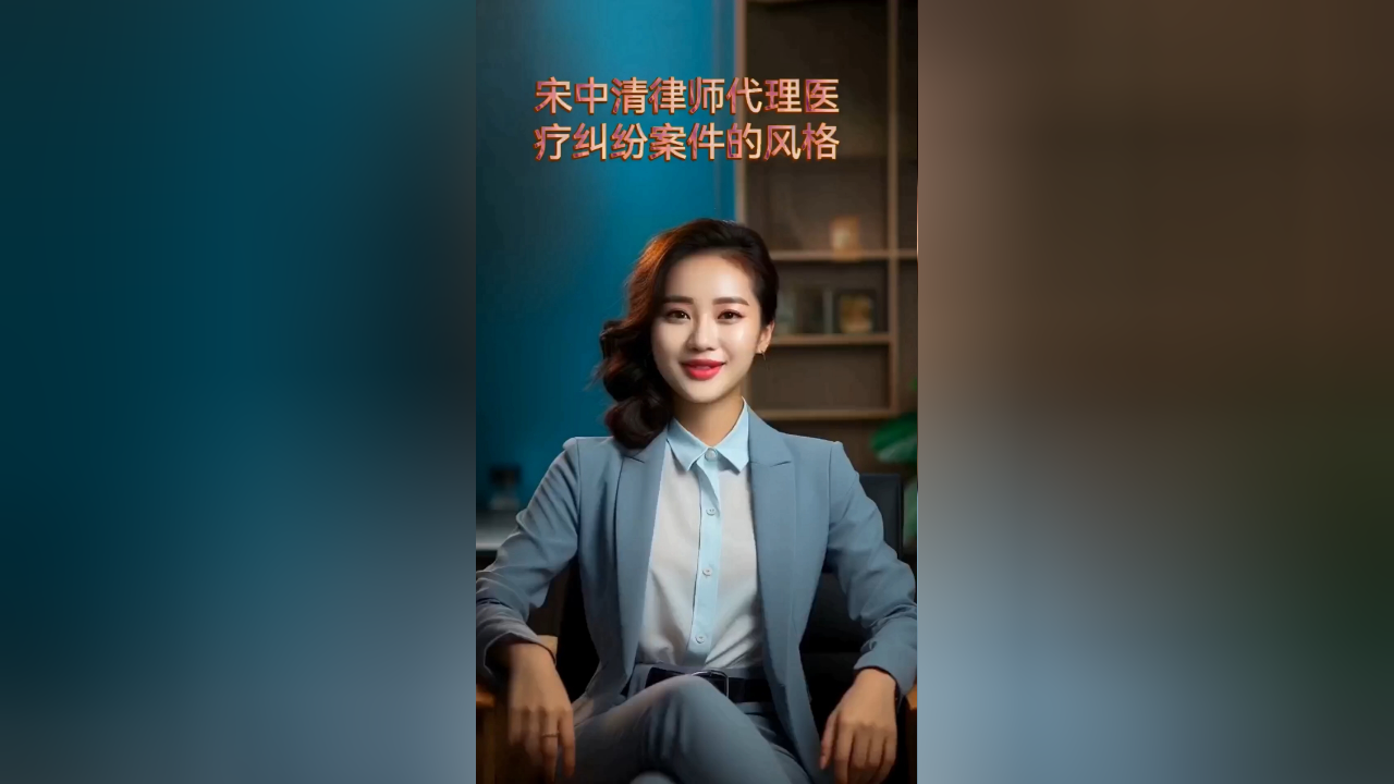 宋中清律师代理医疗纠纷案件的风格