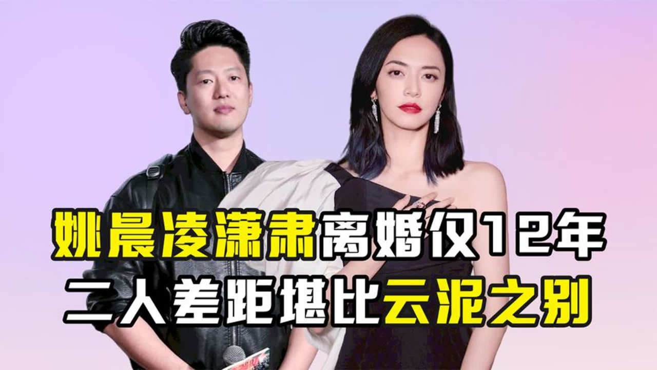 姚晨凌潇肃离婚仅12年,二人之间的差距,为何是一个天一个地