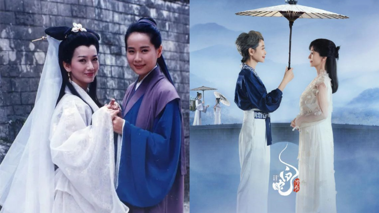 赵雅芝叶童合唱《千年等一回》,30年后再续白蛇前缘,深情对视引回忆杀