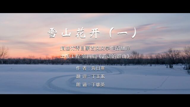 美文朗诵《雪山花开》(一)