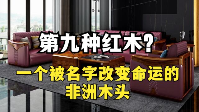 第九种红木?一个名字改变命运的非洲木材!如今高档家具的代名词