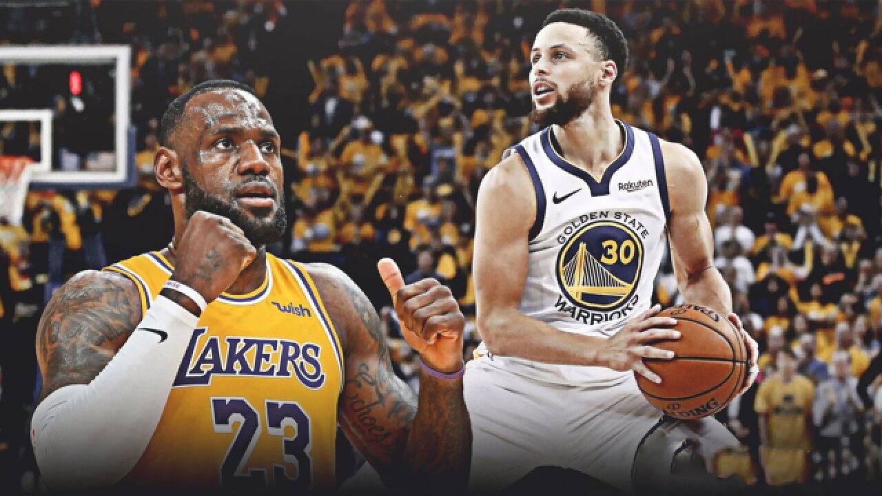 经典附加赛:21年勇士vs湖人最后时刻 詹姆斯高难度三分杀死比赛