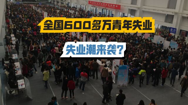 目前全国600多万青年失业!回顾历年失业人口,失业潮要来了吗?