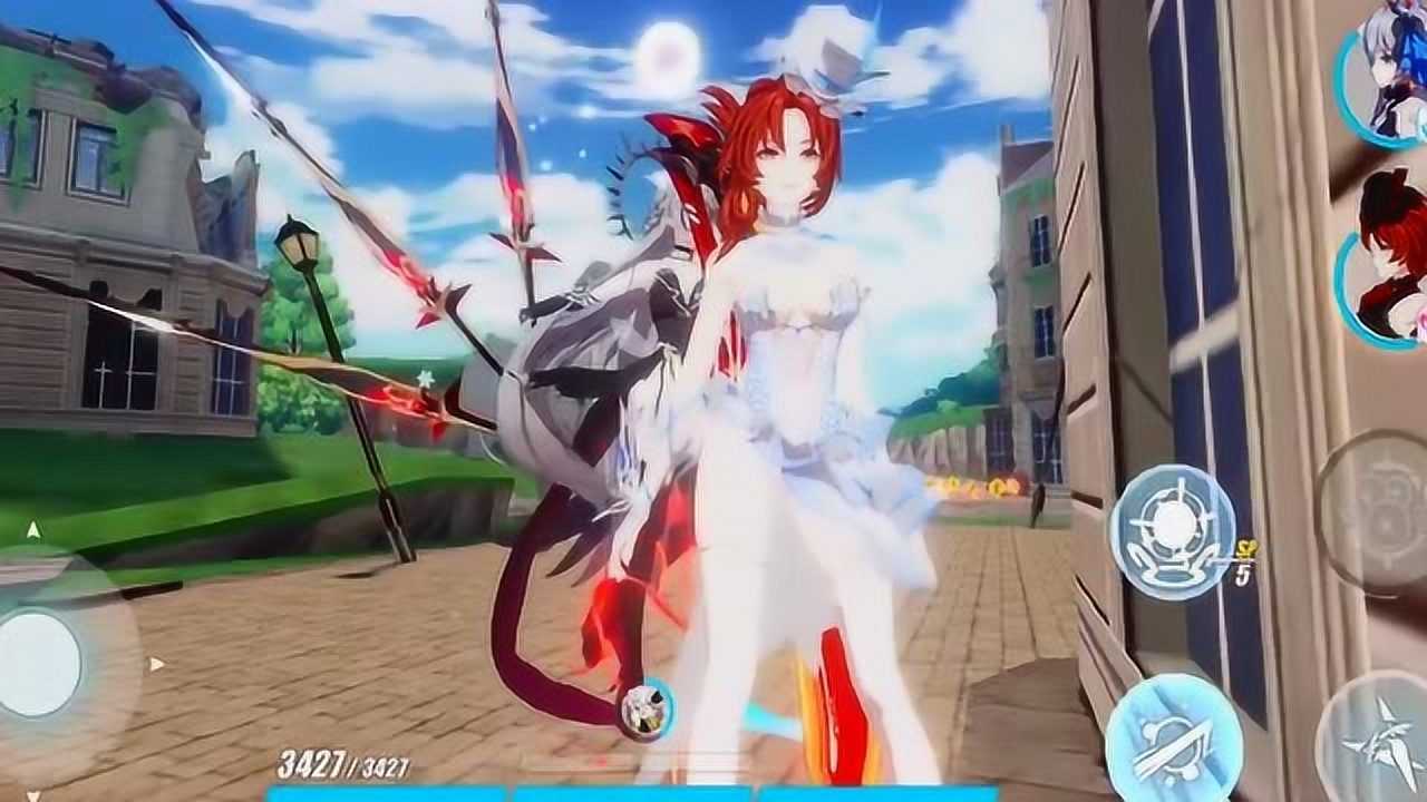 崩坏3姬子花嫁时装这真的是姬你太美