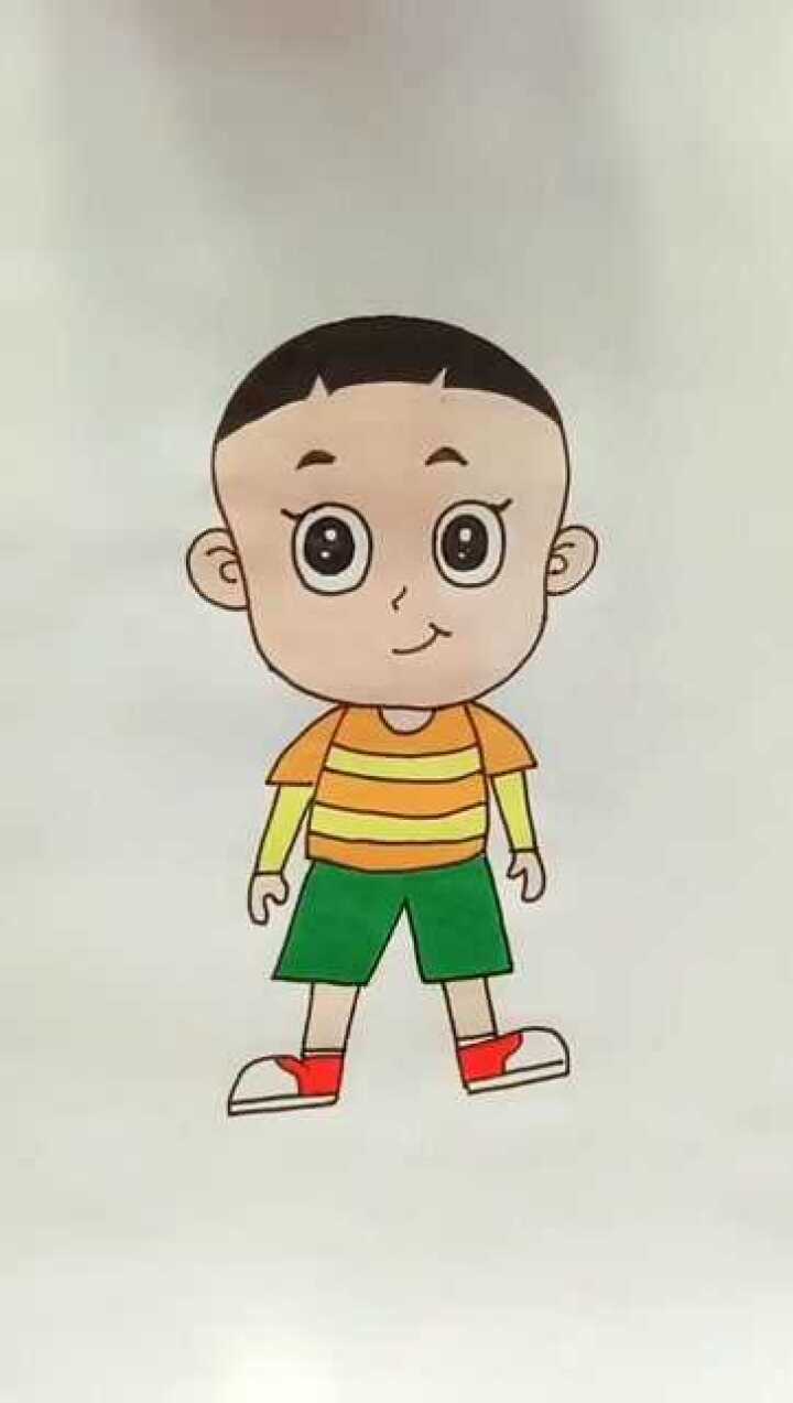 大头儿子简笔画,了解一下