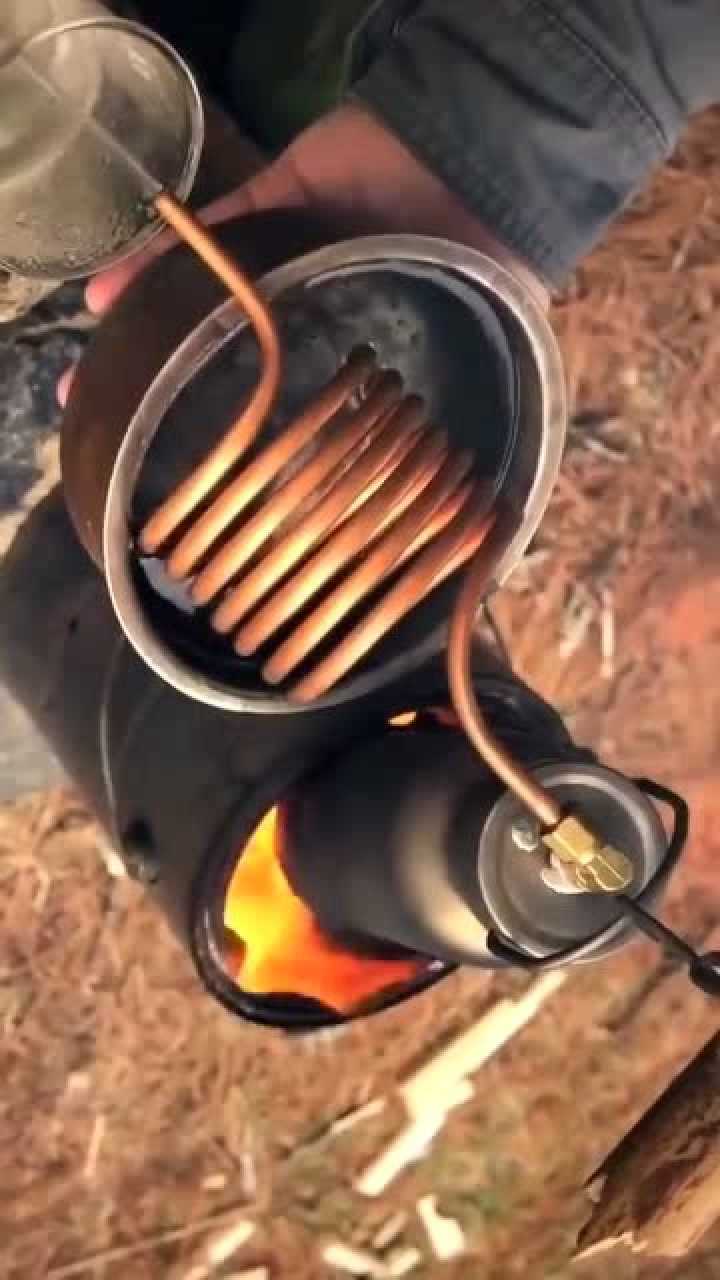 民间自制快速烧水器