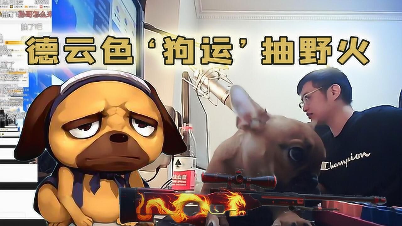 德云色csgo开箱子,真"狗运"抽中野火