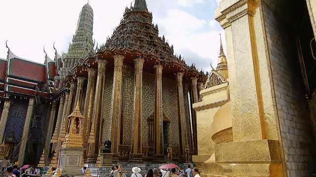 曼谷  玉佛寺 和 大皇宫  旅游实拍