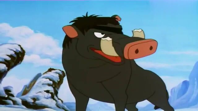 狮子王:辛巴看到野猪军团如此严厉的训练,有些心疼了 the lion king