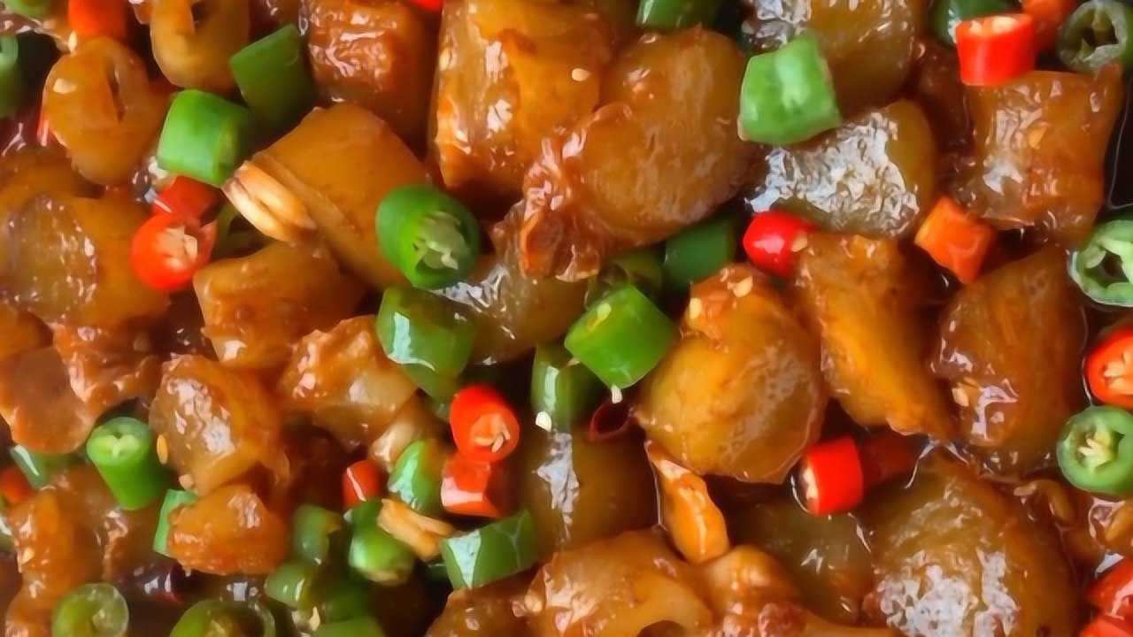 家常版酸辣牛蹄筋,做法简单,超级下饭!