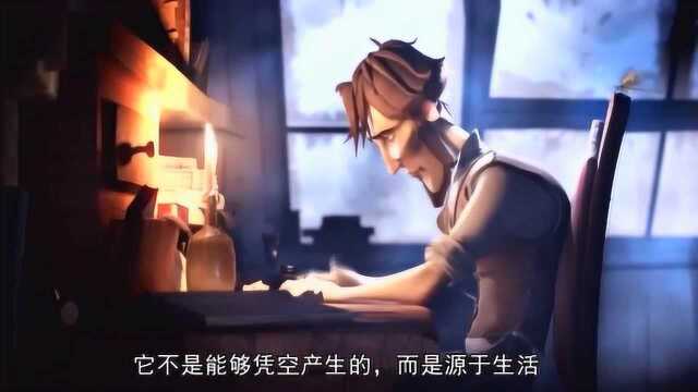 作家创作却毫无灵感,墨汁变成女神谬斯,拯救作家于苦海!