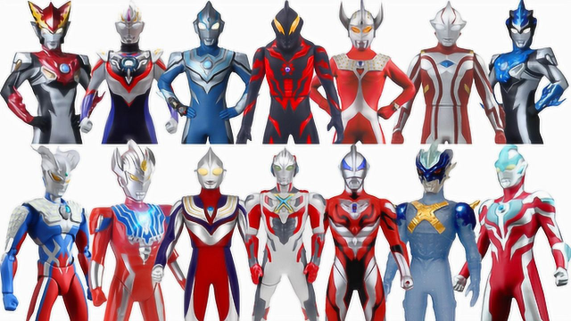 奥特曼玩具大合集软胶人偶变身玩具