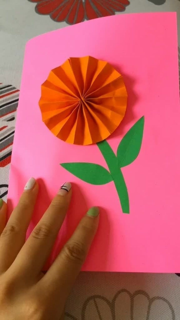 14秒教大家制作小花花哦.#手工作品