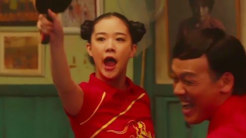 日本乒乓球天才少女球技太厉害，直到川菜店老板掏出了球拍