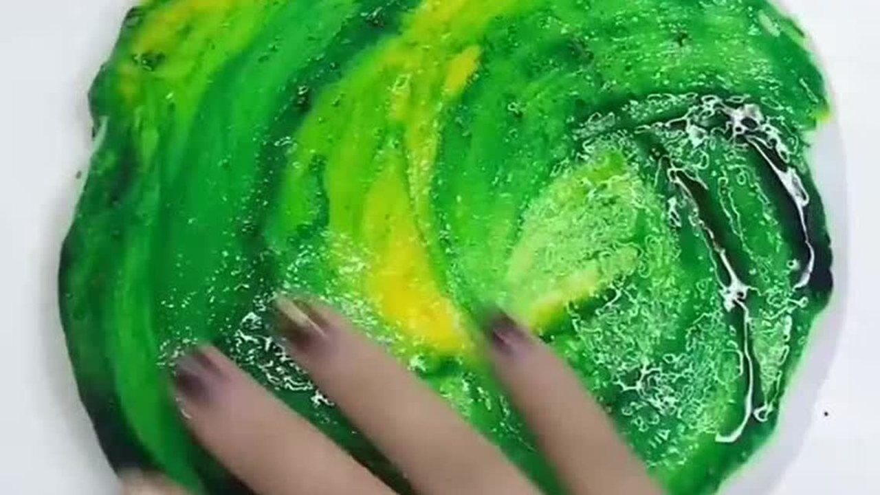 徒手染若芽绿起泡胶,美不美你说了算,手感好到没话说