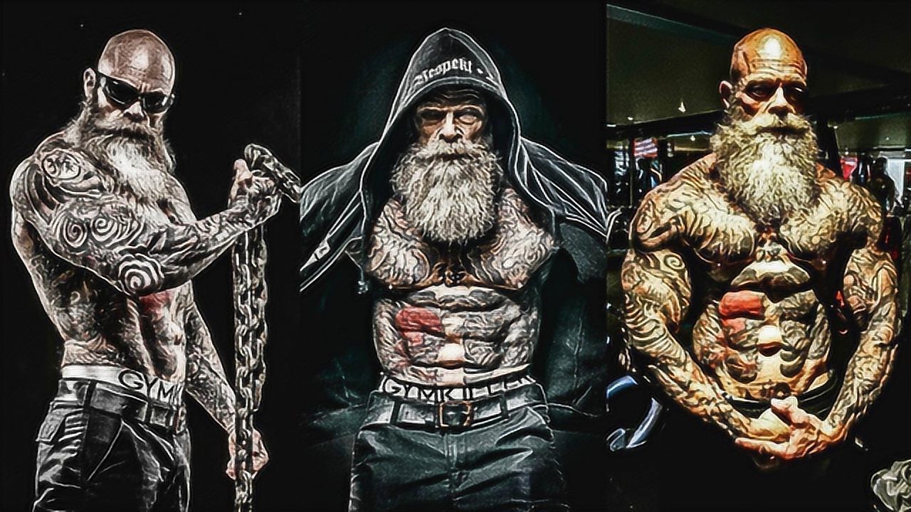 六旬肌肉大爷帅破天际!爱机车更爱健身,身材秒杀无数小鲜肉!