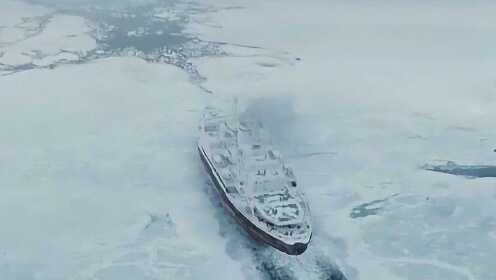 破冰船被困极地133天，船员发现有东西窜出来，看清后被吓一跳！