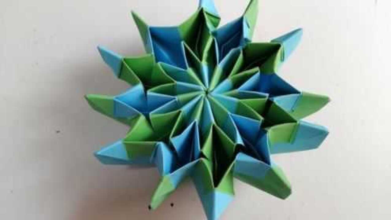 能无限翻转的折纸球,看起来很难其实很容易折,孩子们玩的不易乐乎