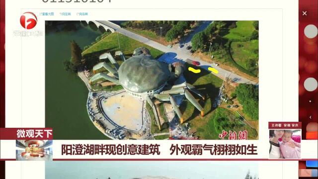 微观天下:阳澄湖畔现创意建筑,外观霸气栩栩如生