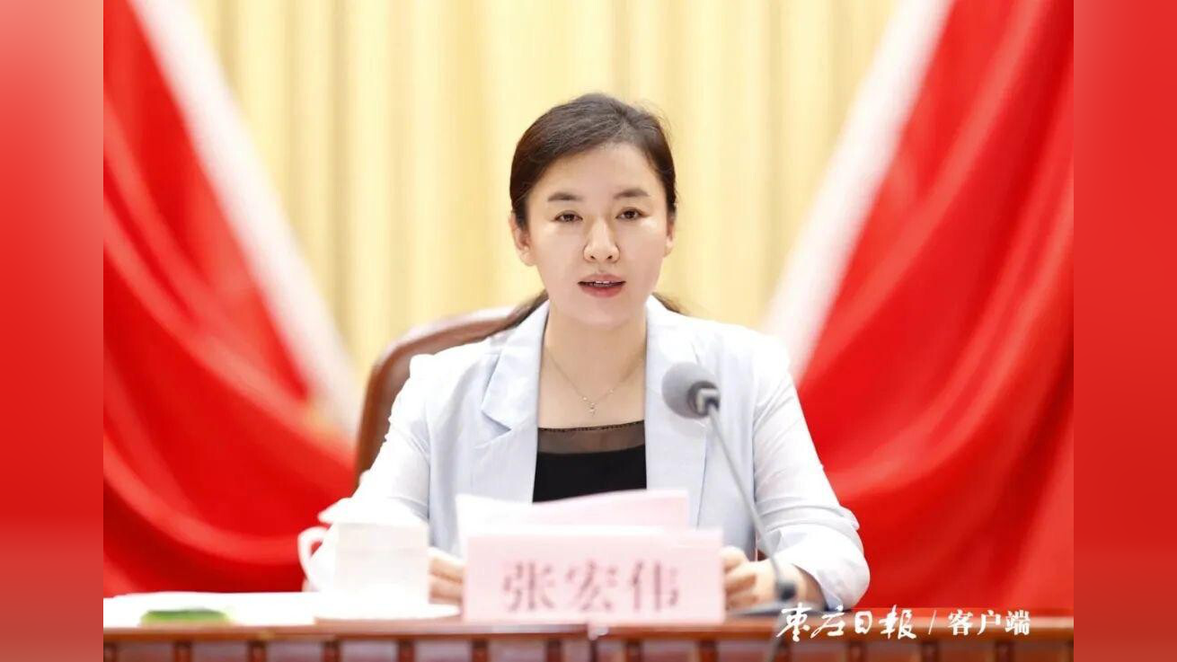 张宏伟已调离山东,她此前任枣庄市委书记