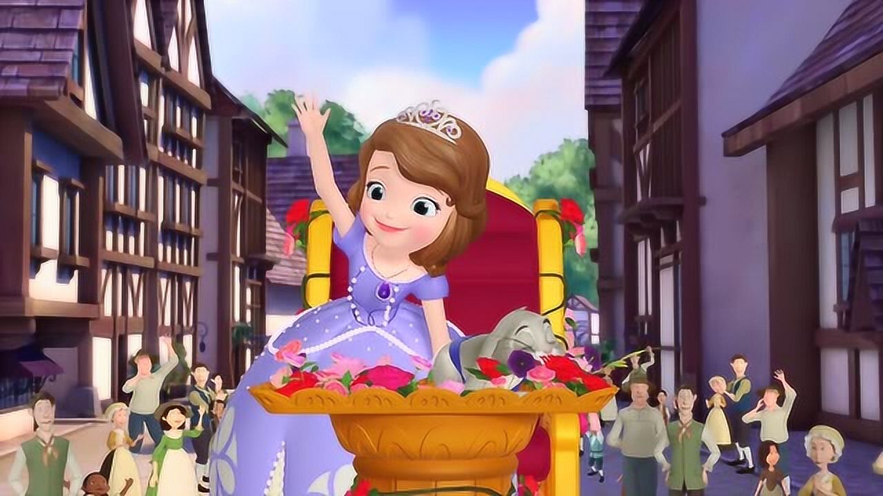 小公主苏菲亚:苏菲亚坐上了梦寐以求的花车,还是和幸运草一起