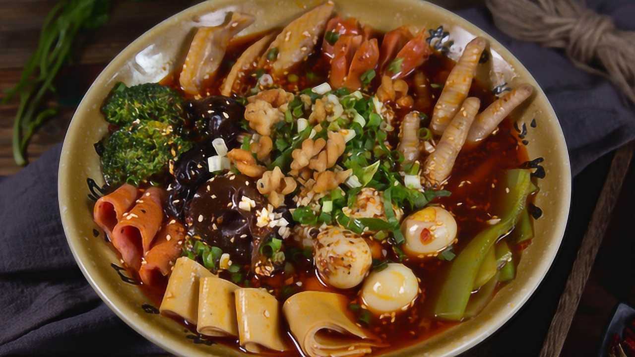 特色川菜之成都冒菜,麻辣鲜香,开胃好吃,简单易学