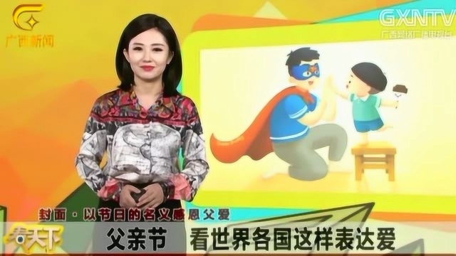 父亲节是父亲的节日,看世界各国,如何表达爱