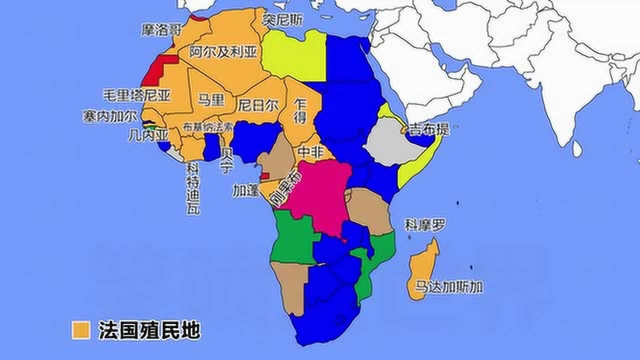 1914年只有两个独立国家非洲基本都被帝国主义瓜分