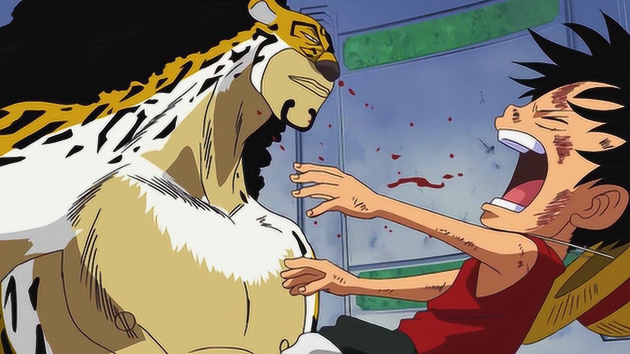 海贼王:cp9海军六式,路奇:六式奥义-六王枪;压着路飞打_腾讯视频