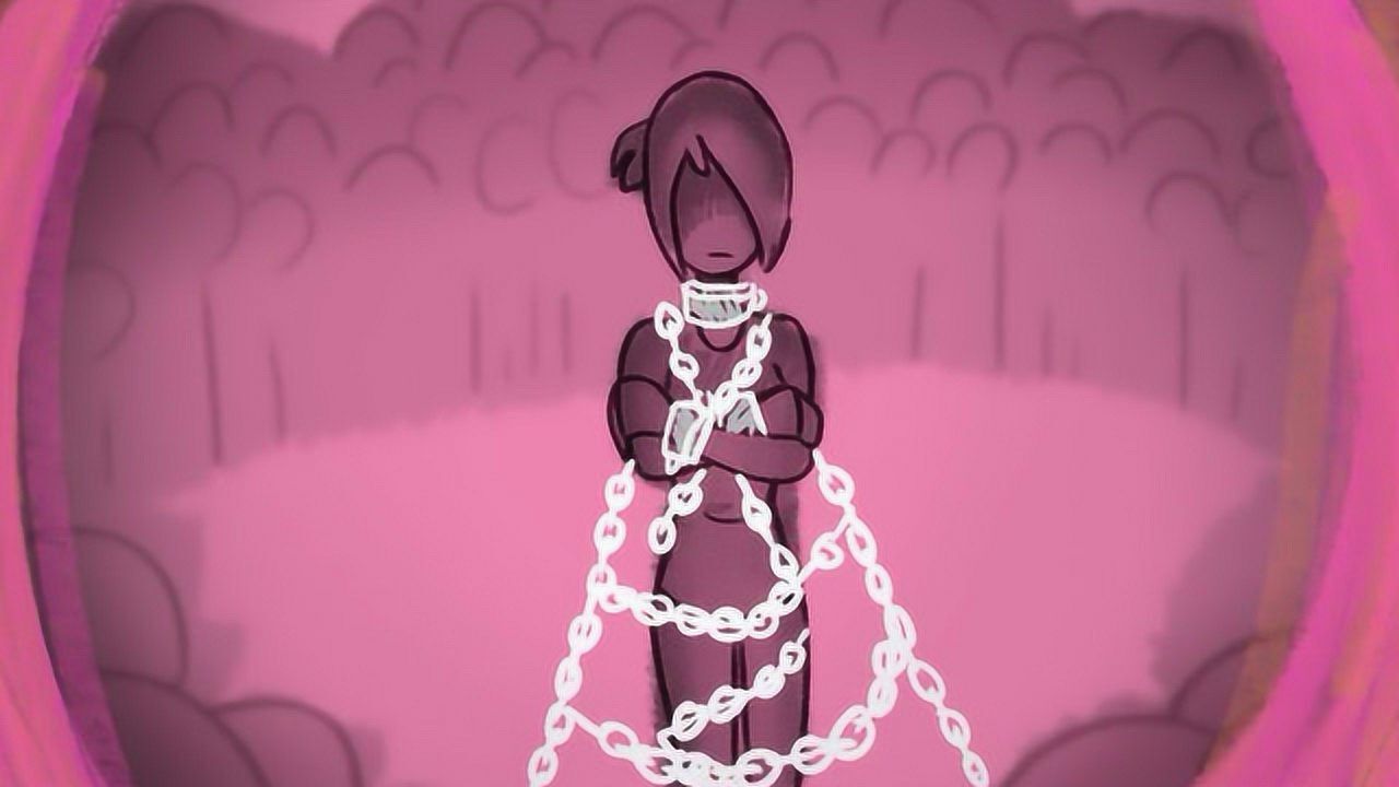 自卑女孩主动献祭全身锁链不准人救可怕的事发生了