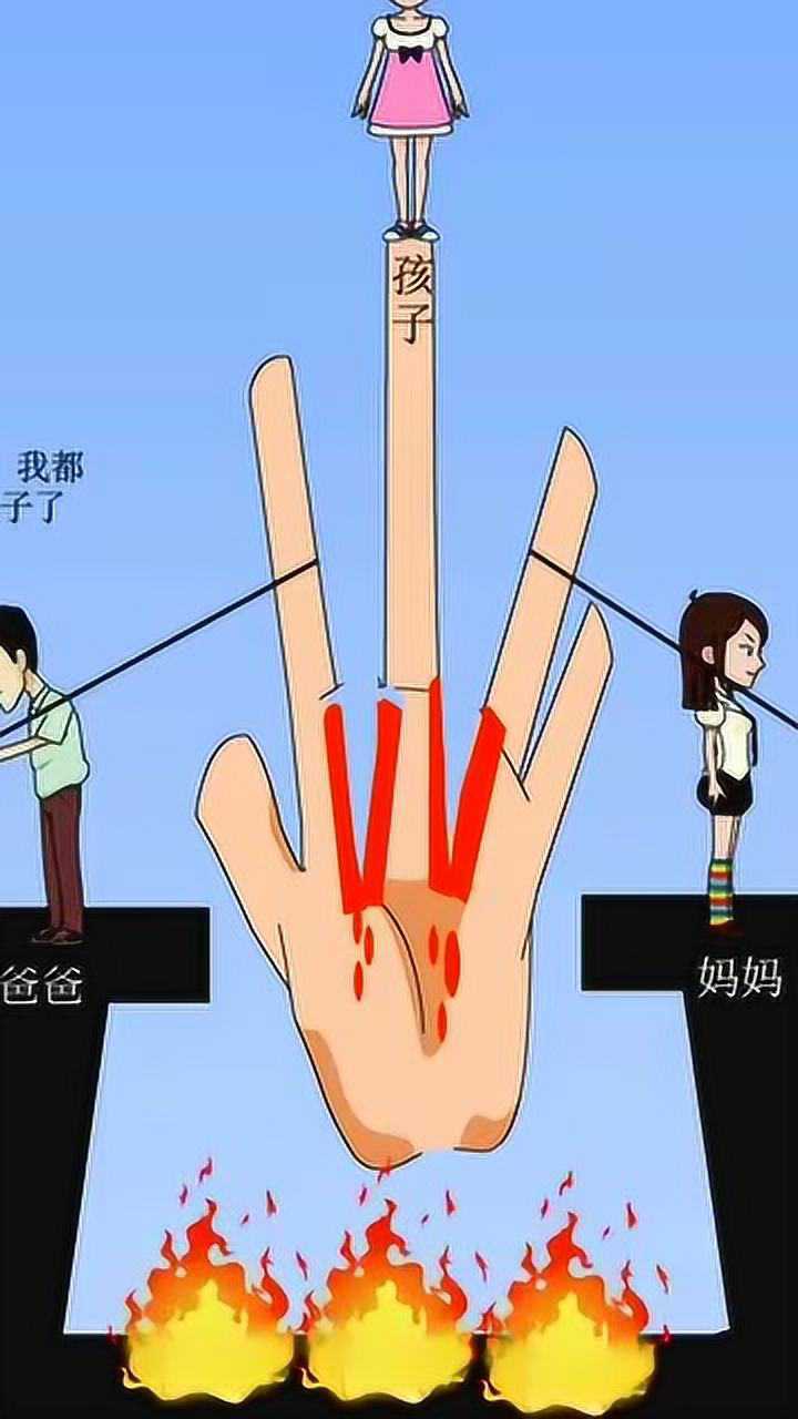 幸福的家说散就散而单纯的孩子却无人关心