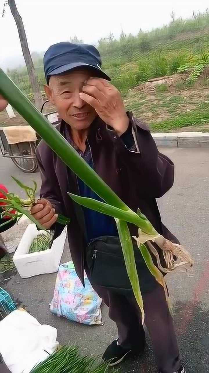 大爷种的大葱成精了这是,网友:龙爪葱