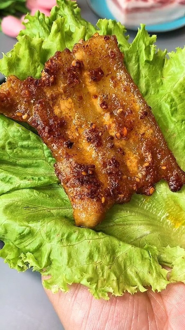 家庭版电饼铛烤五花肉,真的太香了