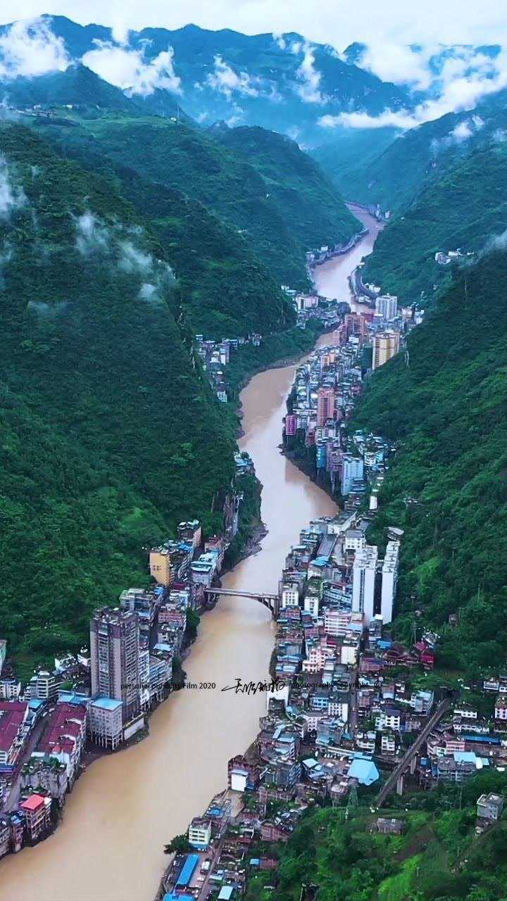 云南最窄的县城,盐津县