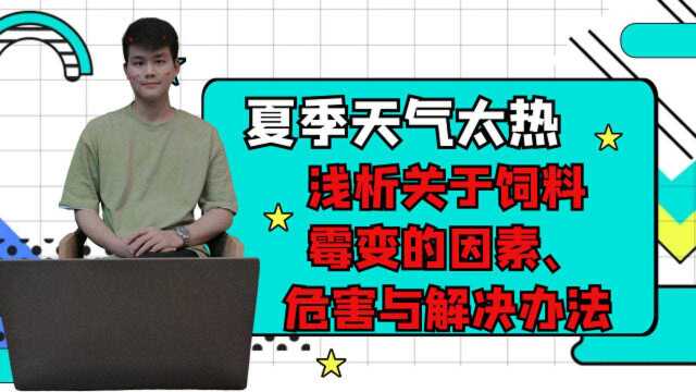 夏季天气太热,浅析关于饲料霉变的因素、危害与解决办法(上)