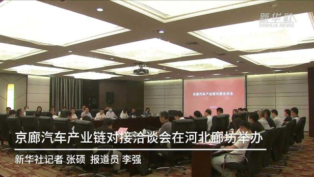 京廊汽车产业链对接洽谈会在河北廊坊举办